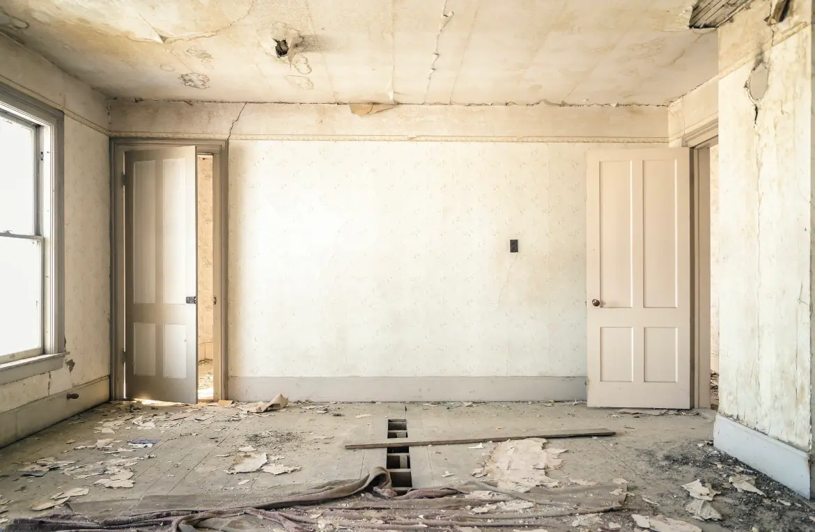 Waste disposal crew managing a cleanout project in Whitemarsh Island